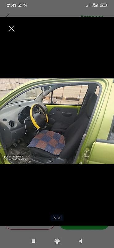 super cub: Daewoo Matiz: 2011 г., 0.8 л, Механика, Бензин, Хэтчбэк — 5