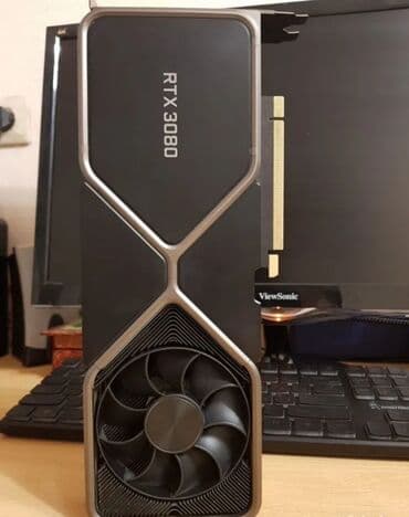 Видеокарта, Б/у, NVidia, GeForce RTX, 10 ГБ, Для ПК