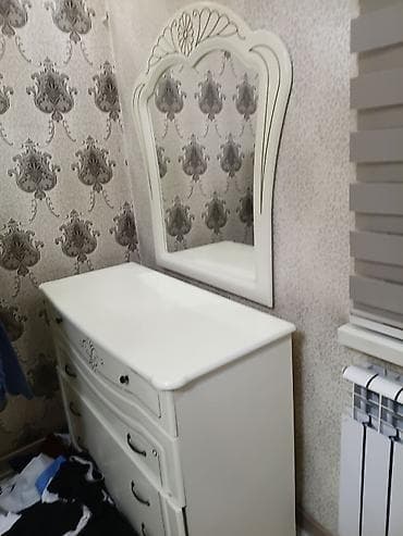 Комплекты мягкой мебели: Спальный гарнитур, Новый, Шкаф, Комод, МДФ, Самовывоз, цвет - Бежевый — 2