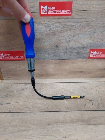 насадка на шуруповерт: Отвертка с гибким адаптером. Двухкомпонентная эргономичная рукоятка — 1