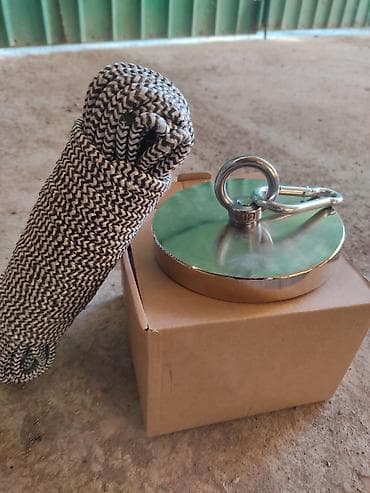 катана из метала: ПОИСКОВЫЙ МАГНИТ Неодимовый магнит 140 мм в комплекте веревка — 8