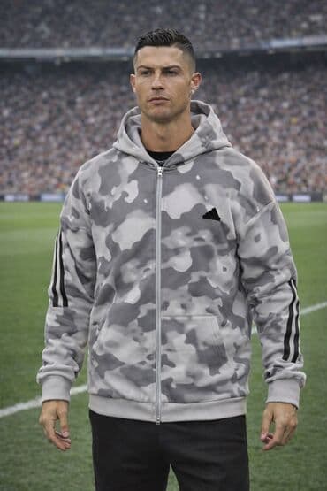 джинсы 29: Стильные Худи Adidas с молнией и капюшоном Размер- 2XL. - Цвет и — 1