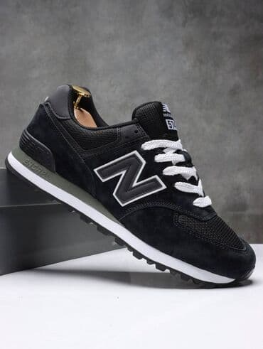 свадебные платья в бишкеке цены на прокат: Кроссовки New Balance 574, классическая модель. - Цвет: чёрный с — 4