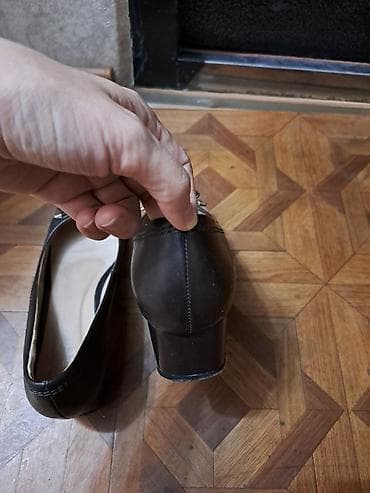 second hand: Почти новые очень удобные туфли на невысоком каблуке фирмы "ROZA" — 4