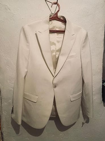 Костюмы: Мужской костюм Fatih Zeyrek, Турция - Цвет: 02 (молочно‑белый) - — 1