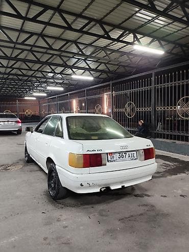4a fe: Audi 80 B3 седан, белый цвет. 80. Машина на ходу,нужно заменить — 2