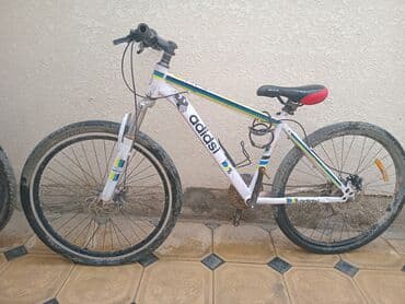 все о горных велосипедах: Горные велосипеды 26" 1) Белый Adidasi - Рама хардтейл, размер — 1