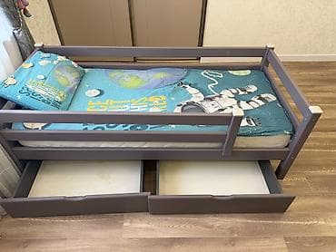 Полки, стеллажи: Детская односпальная кровать, Новый, Для девочки, Для мальчика, С матрасом, Самовывоз, Платная доставка — 4