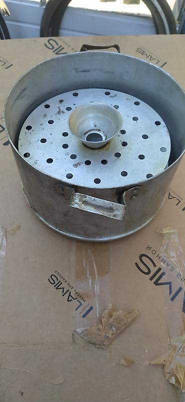 Алюминиевая насадка-дуршлаг для кастрюли/сковороды + набор кухонных