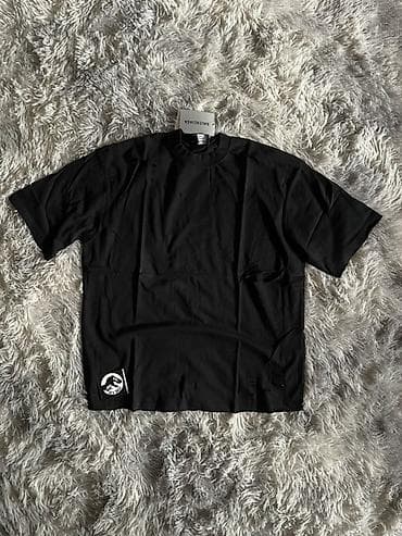 oversize: Мужская футболка, L, XL, 2XL, Balenciaga, Новый, цвет - Черный — 1