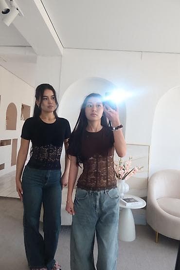 футболка и туника: Футболка, Облегающая модель, Трикотаж, Новый, Стандарт — 6