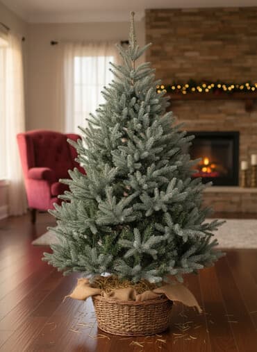 Голубой ел 5шт 3,5-4метр