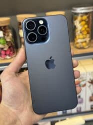 органайзер для телефонов: IPhone 15 Pro Max, Б/у, 256 ГБ, Natural Titanium, Защитное стекло, Чехол, Кабель, 84 % — 1