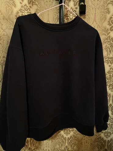 толстовка подростковый: Свитшот ALYPAPER, темно синий Размер М ( оплата принимается только — 1