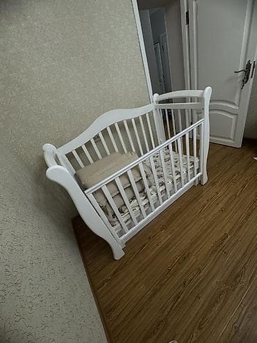 чайник эмаль: Манеж-кровать, Новый, С комодом, Дерево — 3