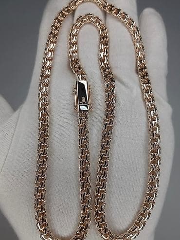 золото цепочка цена: Золотая цепочка плетения «Бисмарк» из красного золота 585 пробы — 4