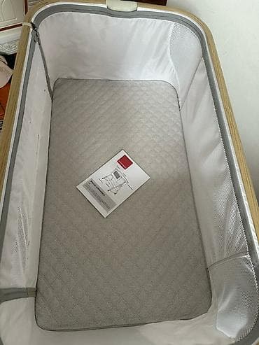 doona x: Детская приставная кроватка, Новый, С колесиками, цвет - Бежевый — 4