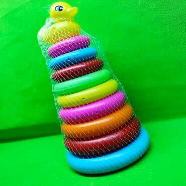 уточку: Пирамидка игрушка для развития малышей🟡🟢 Отличный выбор для развития — 3