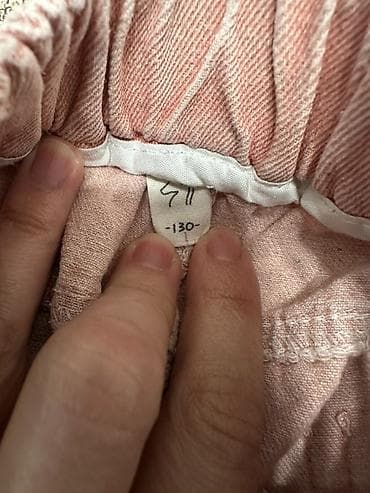 mini melissa: Джинсы и брюки, цвет - Розовый — 2