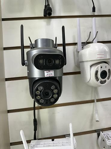 диски игры на плейстейшен 4: Уличная поворотная Wi‑Fi камера видеонаблюдения с прожекторами - Тип — 3