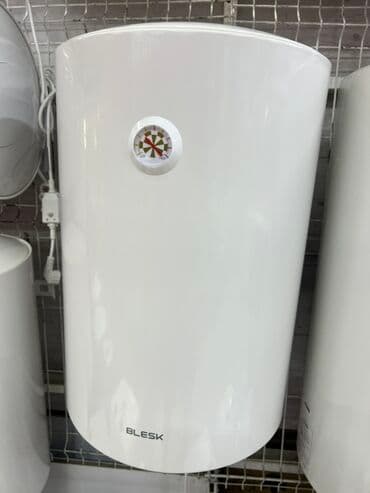 абогревател: Водонагреватель Blesk цилиндрической формы в белом цвете. Оснащен — 1