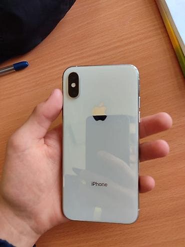 iphone xs nax: IPhone Xs, Б/у, 256 ГБ, Белый, Защитное стекло, Чехол, 100 % — 1