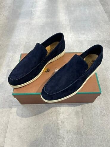 лоро пиано обувь женская летняя: Лоферы, 44, Loro Piana, Новый, цвет - Голубой, Бесплатная доставка — 2