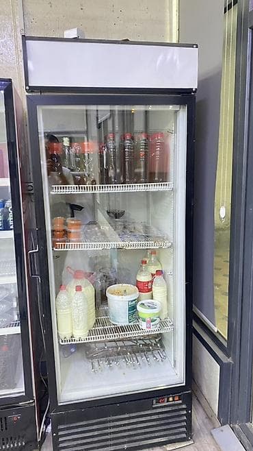 холодильный склад: Холодильные витрины (вертикальные, со стеклянной дверью) - Тип — 1