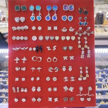 свадебные платья от производителя: Серьги гвоздики Серебро пробы 925 Дизайн Италия Для подробности пишите — 3