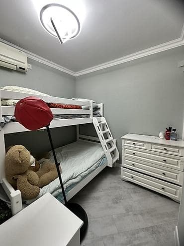 квартира на ош базар: 2 комнаты, 47 м², 104 серия, 4 этаж, Евроремонт — 6