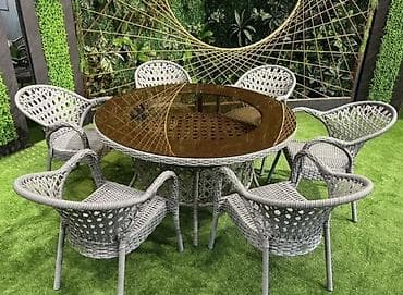 Комплект садовой мебели, Кресла, Ротанг
