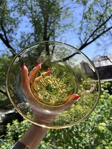 шапка невидимка: Стеклянные декоративные предметы (набор из 2 шт.): 1) Миниатюрная — 4