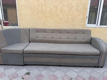 модульный диван: Угловой диван, C подушками — 1