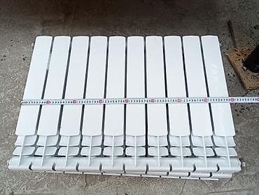 moda home collection: Алюминиевые радиаторы, Б/у, Количество секций: 8 шт, Высота: 60 см, Тип подключения: Боковое — 4