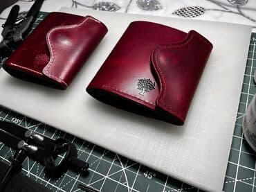 кошелек ручная работа: Картхолдер, цвет - Черный, Новый, Унисекс — 9