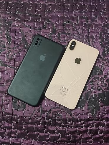 IPhone Xs Max, Б/у, 64 ГБ, Matte Gold, Чехол, 100 % — 1