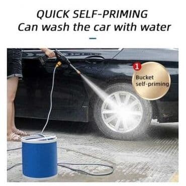 автомойка оборудование: Аккумуляторная Мини мойка высокого давления — 4