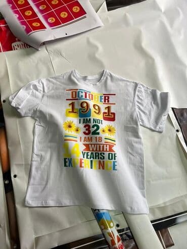 аппарат печать на футболках: Шелкография, Сублимационная (дисперсная) печать, | Кепки, Одежда, Футболки — 7