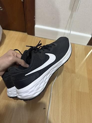 кеды найк: Мужские кроссовки, 43, Nike, Б/у, цвет - Черный, Самовывоз — 4