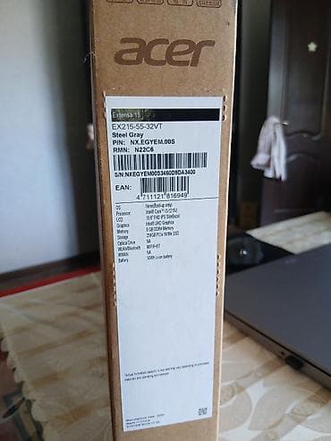 Ноутбук Acer Extensa 15 EX215-55-32VT (Steel Gray) Основные