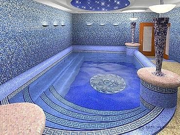 brand house: Отделка бассейнов мозаикой - Профессиональная облицовка чаш бассейнов — 1