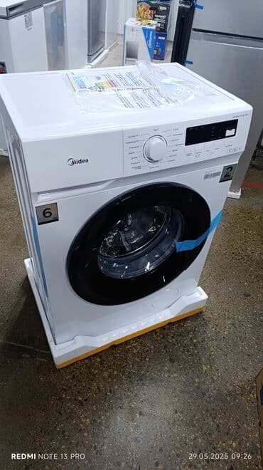 истрални машина: Стиральная машина Midea, Новый, Автомат, До 6 кг, Компактная — 4