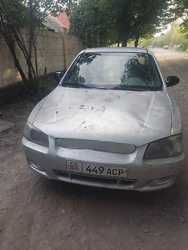 rf 2: Hyundai Accent: 2001 г., 1.3 л, Механика, Бензин, Седан — 1