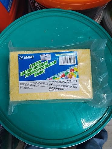 мочалка для мебели: Целлюлозная прямоугольная губка MAPEI BASIC предназначена для — 1