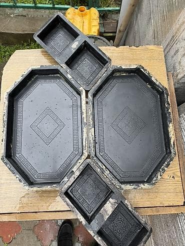 Формы для тротуарной плитки (пластиковые) - Комплект форм разного