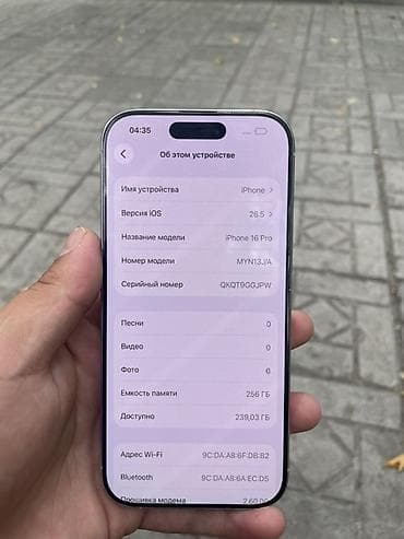 IPhone 16 Pro, 256 ГБ, Белый, Чехол, 88 % — 2