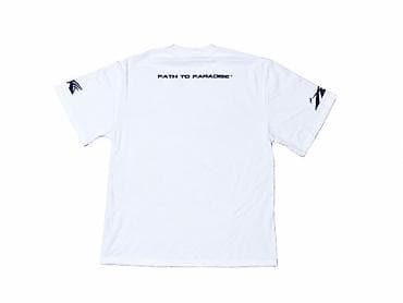 tech fleese: Футболка Hellstar Graphic Tee - Цвет: белый - Принт: крупный — 2