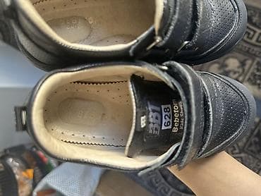 обувь рабочий: Детские черные туфли/кроссовки для школы - Модель: Babotou Kids Shoes — 10