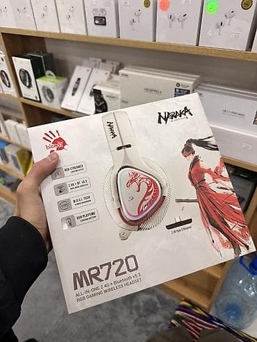 Игровая беспроводная гарнитура Bloody x Naraka MR720 - Тип at lalafo.kg Игровая беспроводная гарнитура Bloody x Naraka MR720 - Тип