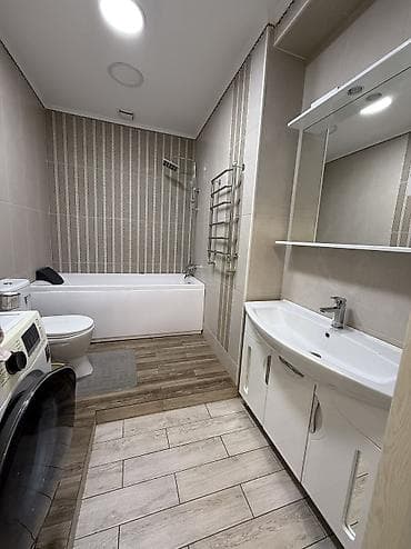 Квартиры: 3 комнаты, 105 м², Кожомкул стадион Элитка, 15 этаж, Евроремонт — 8